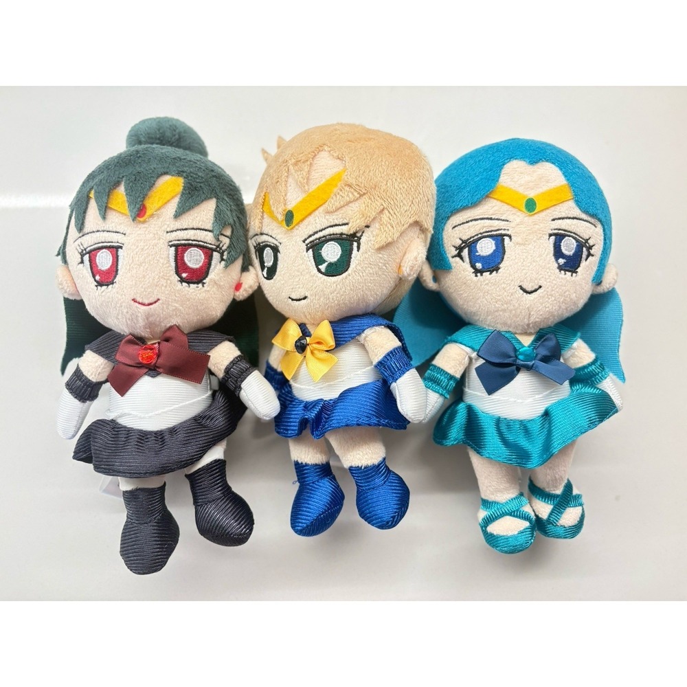 Sailor Moon Sailor Pluto Neptune Uranus Plush Doll Figure Collection BANDAI